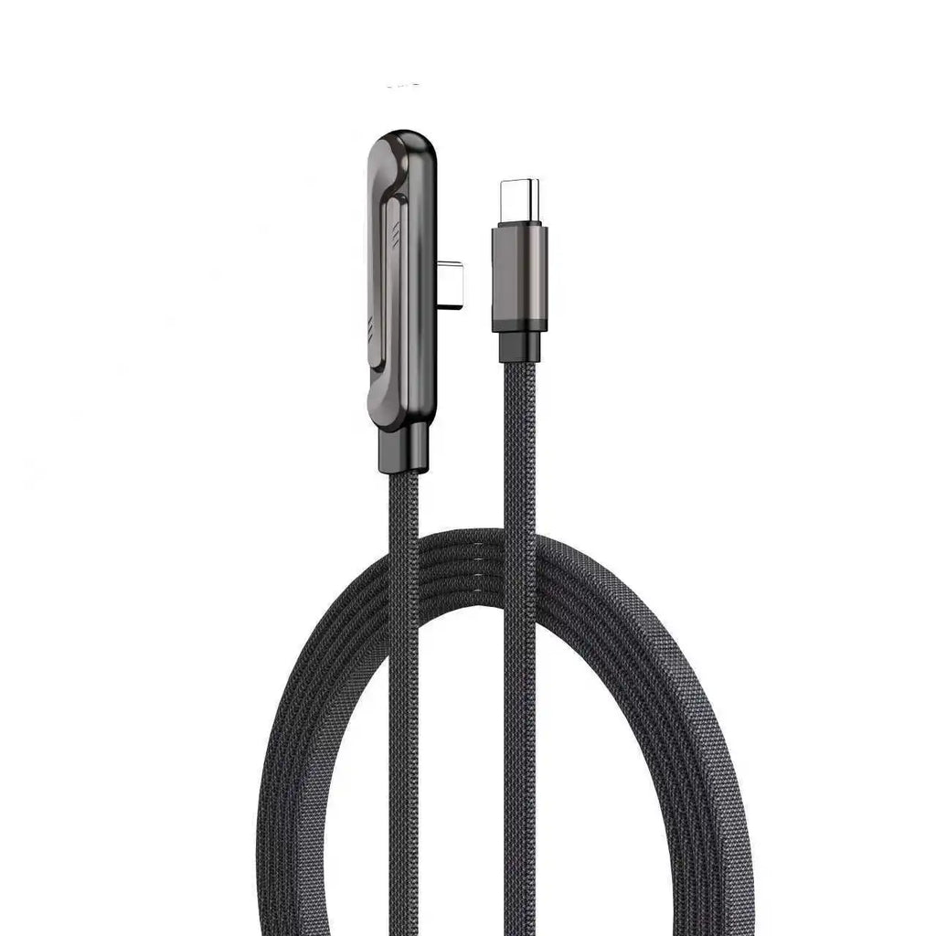 FlexCharge Pro™ – Cable 240W con Soporte Integrado